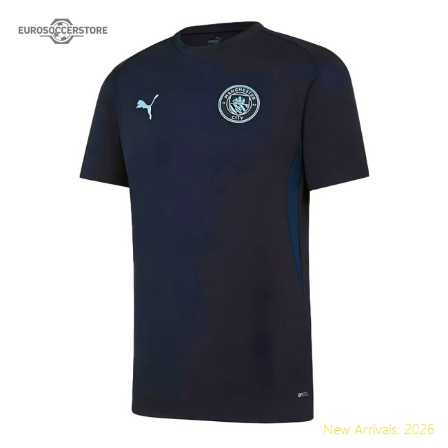 2024-2025 Man City Training Shirt (Inky Blue) - Kids-Vantage Point Soccer