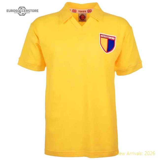 Colombia 1985 Retro Football Shirt-Vantage Point Soccer