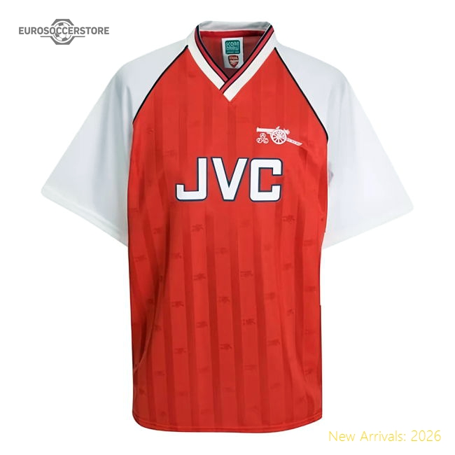 Arsenal 1988 Home Retro Football Shirt (Wright 8)-Vantage Point Soccer