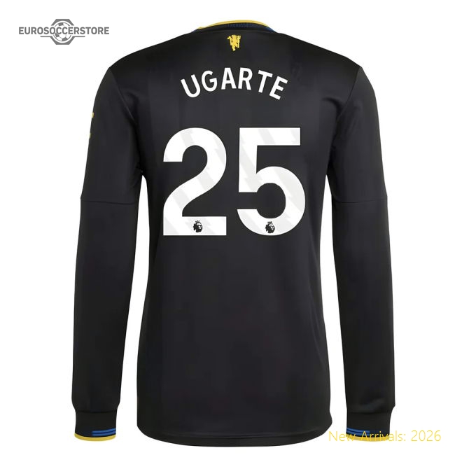 2025-2026 Man Utd Authentic Long Sleeve Third Shirt (Ugarte 25)-Vantage Point Soccer