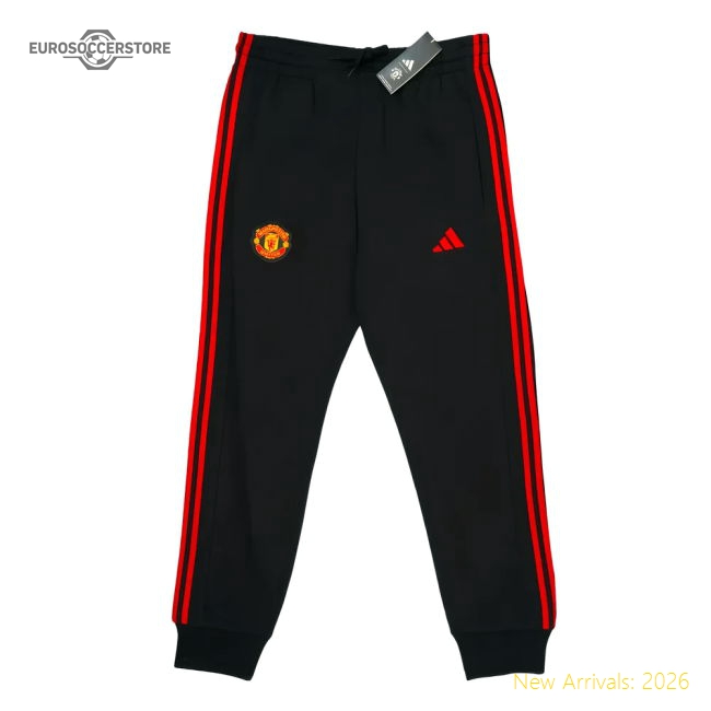 2024-2025 Man Utd DNA Pants (Black)-Vantage Point Soccer