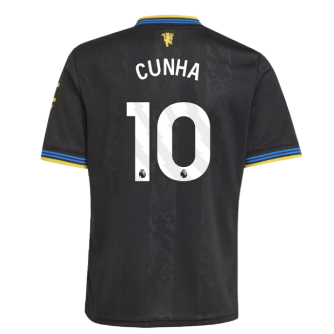 2025-2026 Man Utd Third Shirt (Kids) (Cunha 10)-Vantage Point Soccer