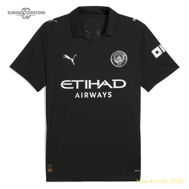 2025-2026 Man City Away Shirt (Doku 11)-Vantage Point Soccer