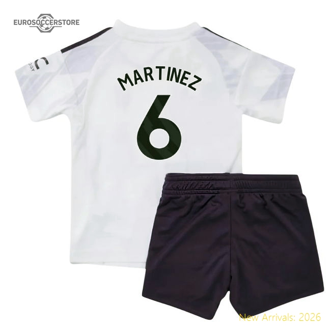 2025-2026 Man Utd Away Baby Kit (Martinez 6)-Vantage Point Soccer