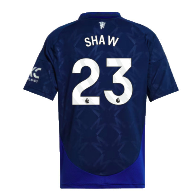 2024-2025 Man Utd Away Shirt (Kids) (Shaw 23)-Vantage Point Soccer