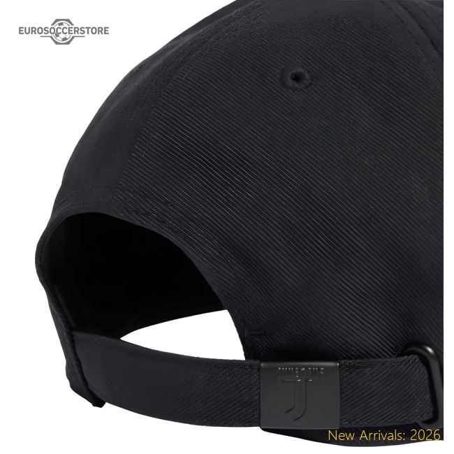 2025-2026 Juventus Baseball Cap (Black)-Vantage Point Soccer