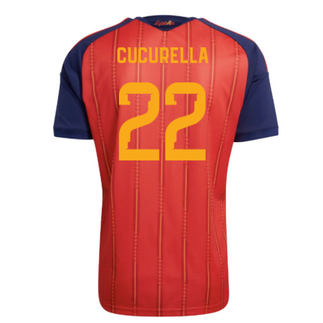 2026-2027 Spain Home Shirt (Cucurella 22)-Vantage Point Soccer