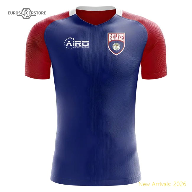 2025-2026 Belize Home Concept Football Shirt - Baby-Vantage Point Soccer