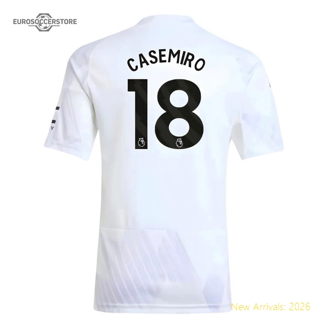 2025-2026 Man Utd Away Shirt (Kids) (Casemiro 18)-Vantage Point Soccer