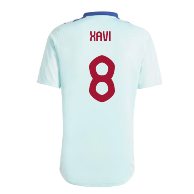 2024-2025 Spain Training Jersey (Halo Mint) (Xavi 8)-Vantage Point Soccer