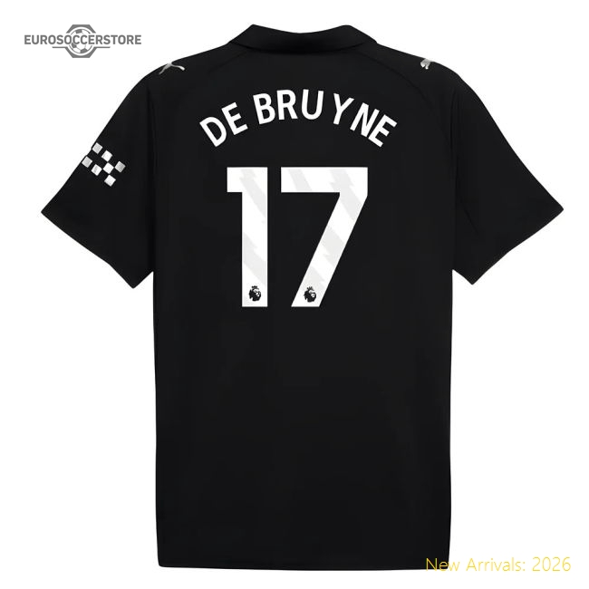2025-2026 Man City Away Shirt (De Bruyne 17)-Vantage Point Soccer