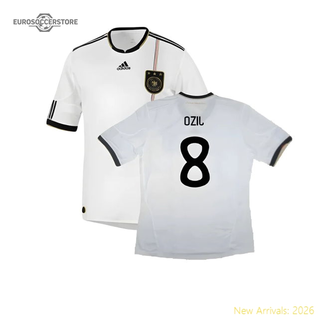 Germany 2010-11 Home Shirt ((Excellent) XL) (OZIL 8)-Vantage Point Soccer
