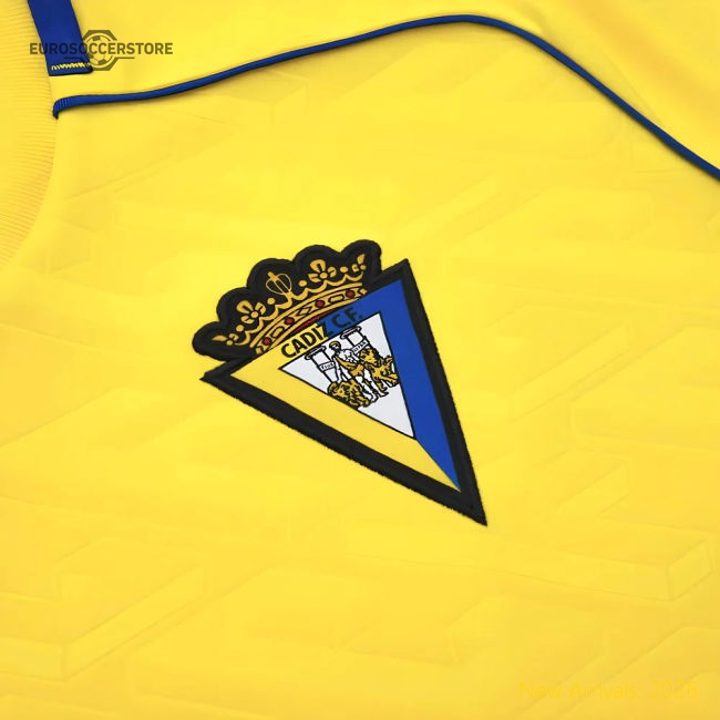 2025-2026 Cadiz Home Shirt-Vantage Point Soccer