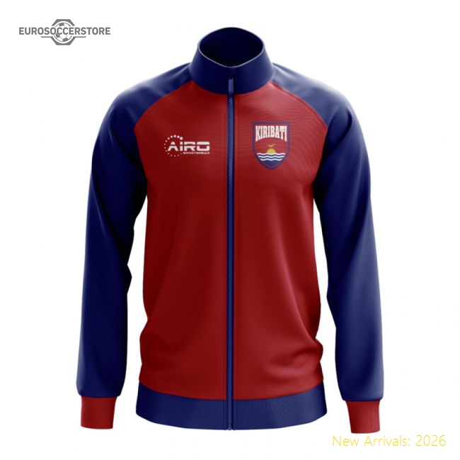 Kiribati Concept Football Track Jacket (Red)-Vantage Point Soccer