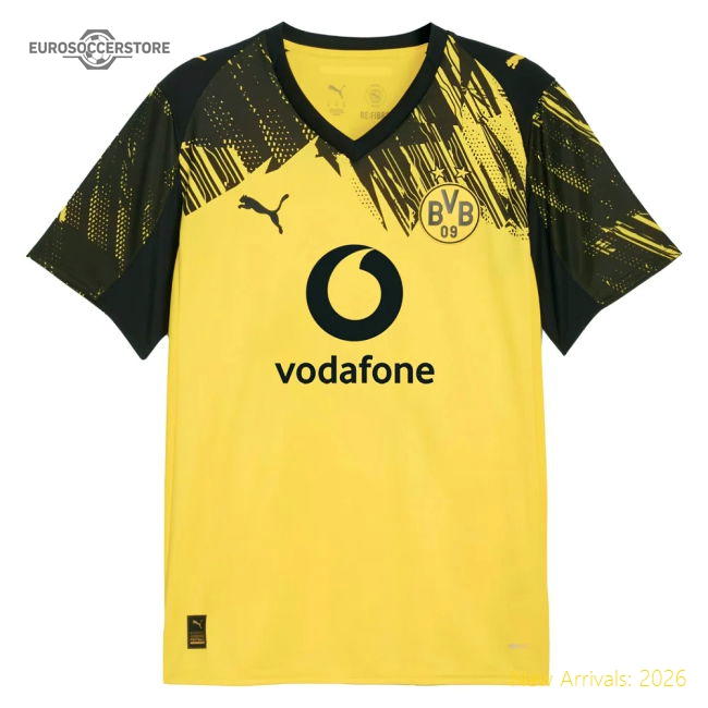 2025-2026 Borussia Dortmund Home Shirt (Sammer 6)-Vantage Point Soccer