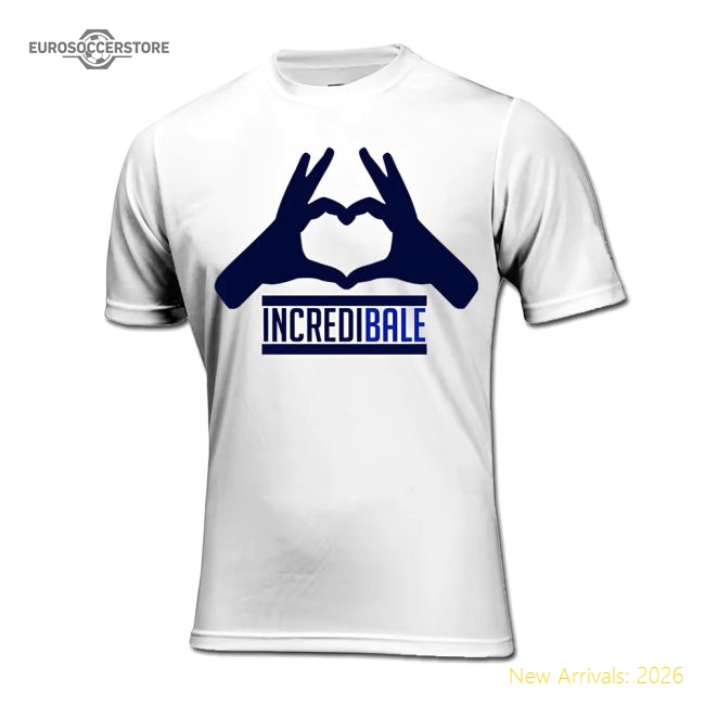 Gareth Bale Incredibale T-Shirt (White)-Vantage Point Soccer