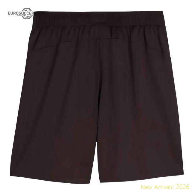 2024-2025 St Pauli Training Shorts (Dark Chocolate)-Vantage Point Soccer