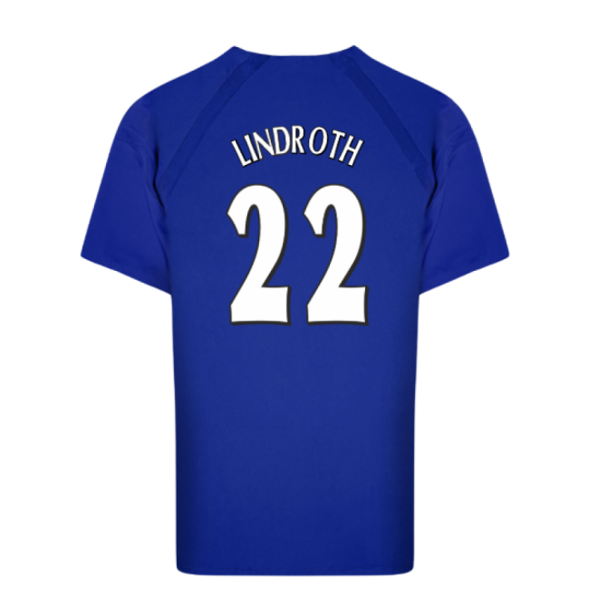 Everton 2003 Anniversary Retro Home Shirt (Lindroth 22)-Vantage Point Soccer