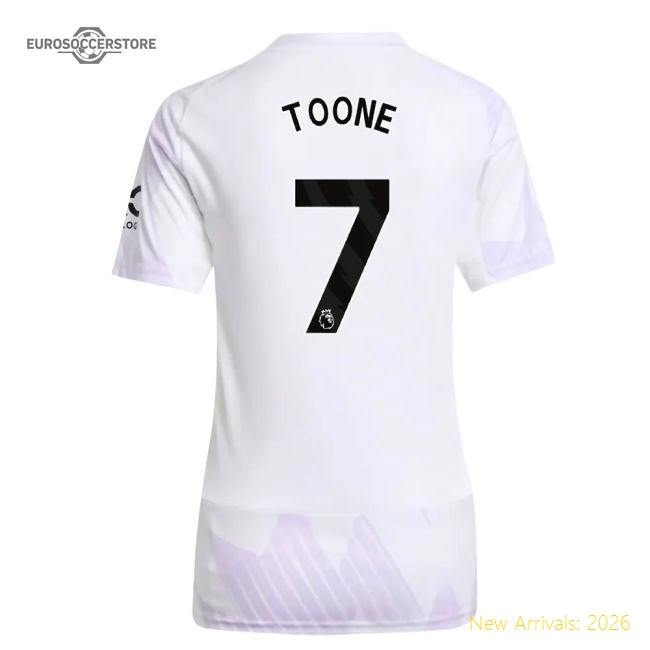 2025-2026 Man Utd Away Shirt (Womens) (Toone 7)-Vantage Point Soccer
