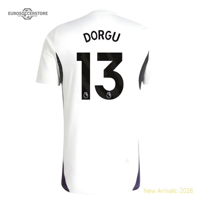 2025-2026 Man Utd Training Jersey (White) (Dorgu 13)-Vantage Point Soccer