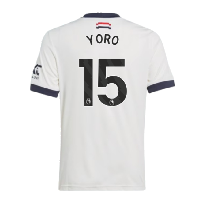 2024-2025 Man Utd Third Shirt (Kids) (Yoro 15)-Vantage Point Soccer