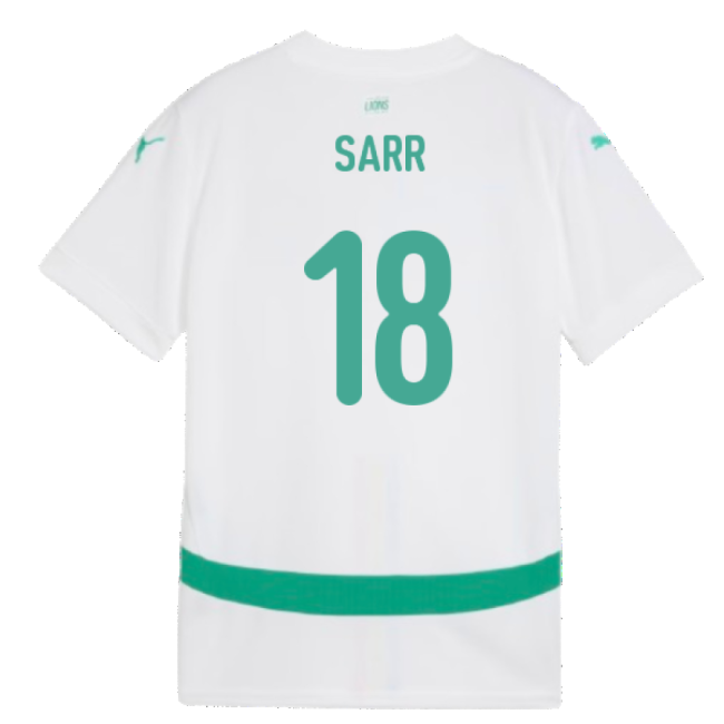 2024-2025 Senegal Home Shirt (Kids) (Sarr 18)-Vantage Point Soccer
