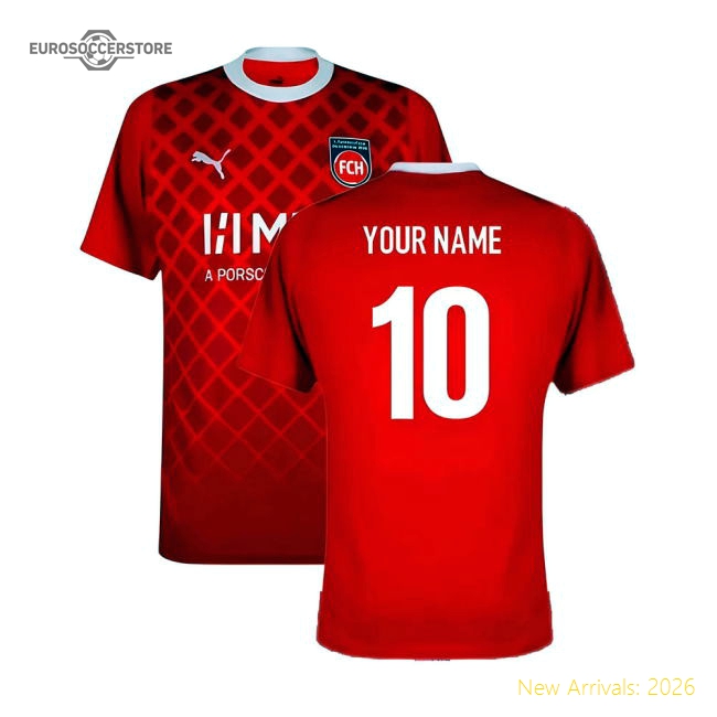 2023-2024 FC Heidenheim Home Shirt (Your Name)-Vantage Point Soccer