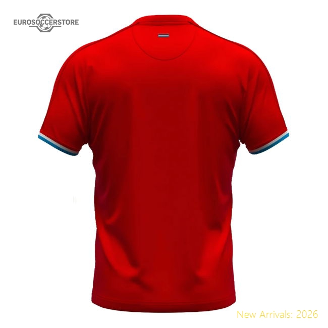 2024-2025 Luxembourg Home Shirt (Kids)-Vantage Point Soccer
