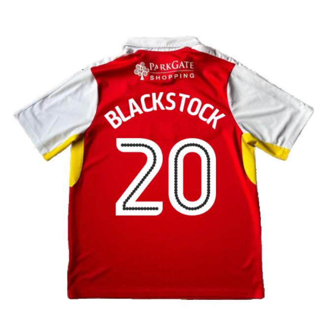 Rotherham 2016-17 Home Shirt ((Good) XL) (Blackstock 20)-Vantage Point Soccer