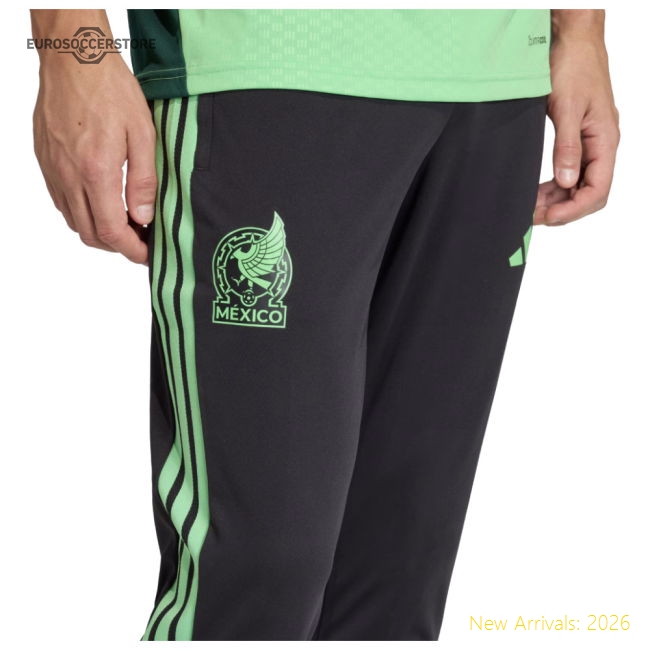 2026-2027 Mexico Training Pants (Black)-Vantage Point Soccer