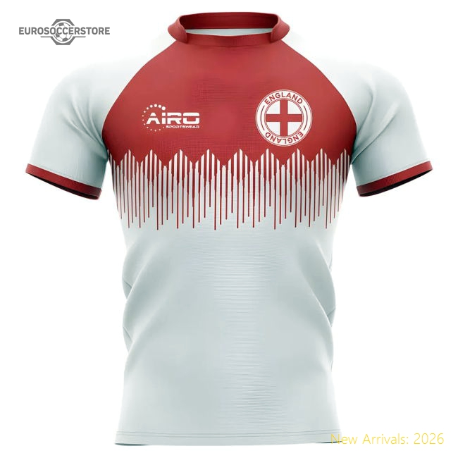 2025-2026 England Home Concept Rugby Shirt-Vantage Point Soccer
