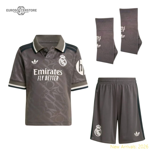 2024-2025 Real Madrid Third Youth Kit (Modric 10)-Vantage Point Soccer