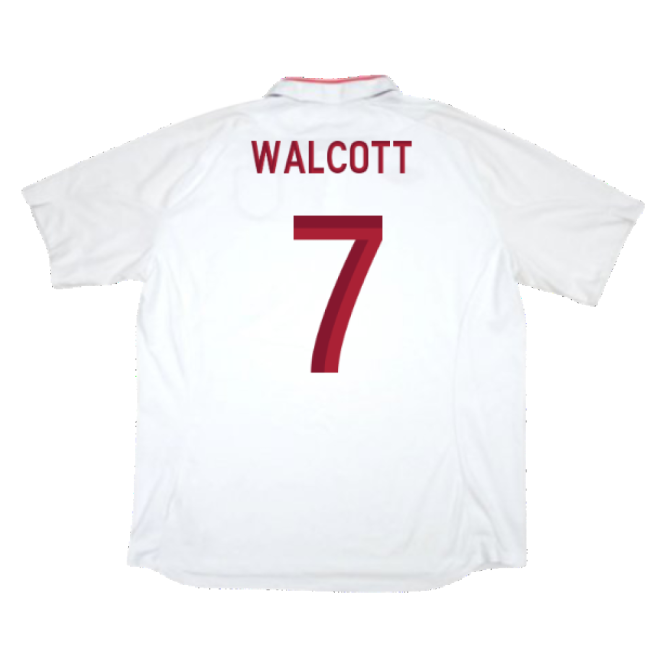 England 2012-13 Home Shirt (Good) (Walcott 7)-Vantage Point Soccer