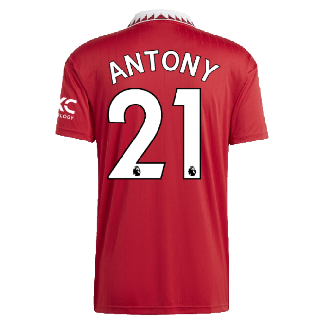 2022-2023 Man Utd Home Shirt (ANTONY 21)-Vantage Point Soccer
