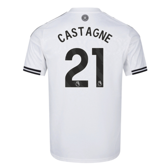 2025-2026 Fulham Home Shirt (Castagne 21)-Vantage Point Soccer