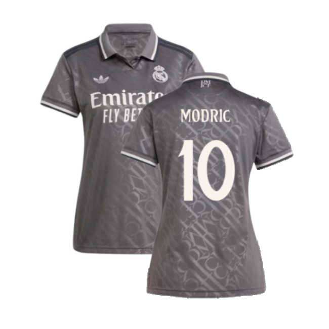 2024-2025 Real Madrid Third Shirt (Womens) (Modric 10)-Vantage Point Soccer
