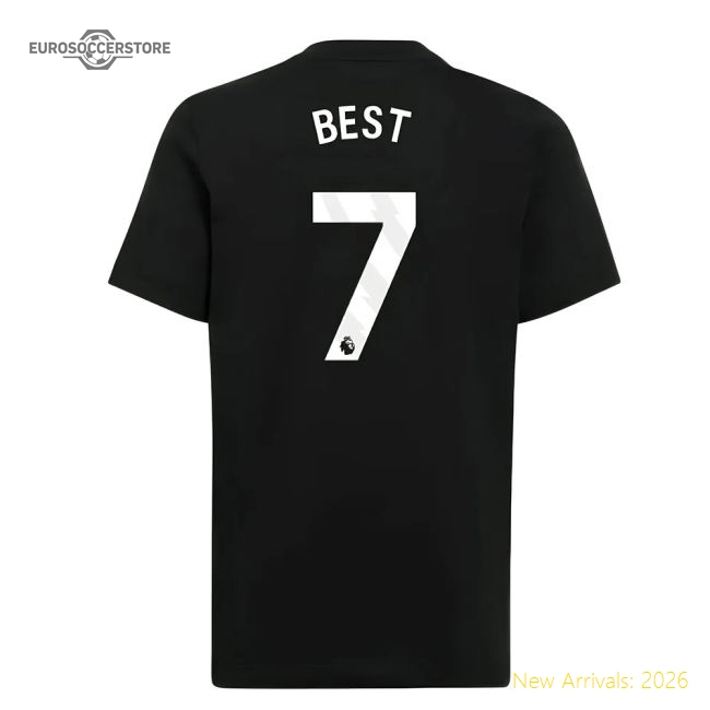 2025-2026 Man Utd EU Training Tee (Black) (Best 7)-Vantage Point Soccer