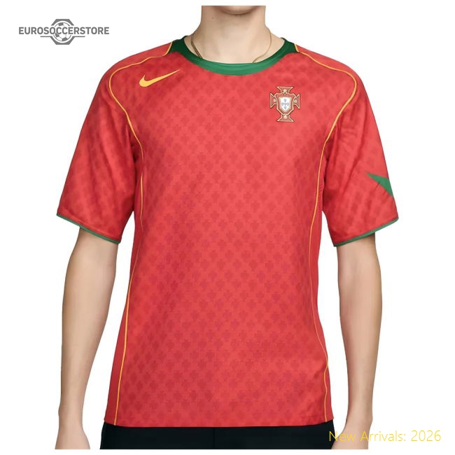 Portugal 2004 Reissue Home Shirt-Vantage Point Soccer