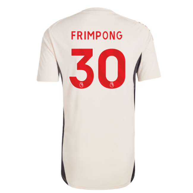 2025-2026 Liverpool Training Jersey (White) (Frimpong 30)-Vantage Point Soccer