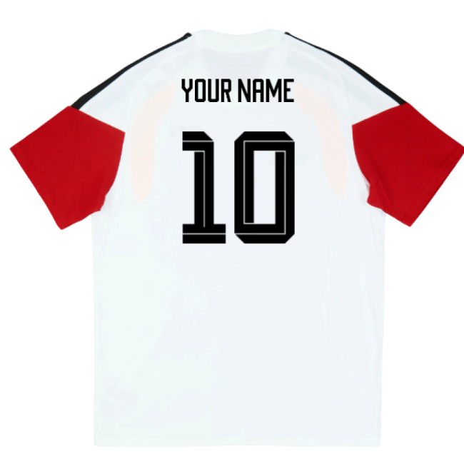 2026-2027 Germany Training Tee (White) - Kids (Your Name)-Vantage Point Soccer