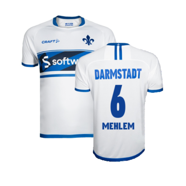 Darmstadt 2022-23 Away Shirt (XS) (Mint) (Mehlem 6)-Vantage Point Soccer