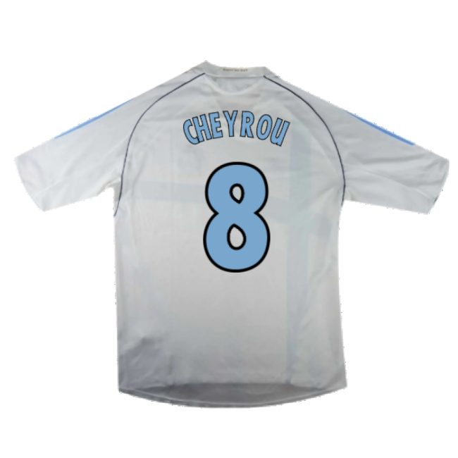 Marseille 2004-05 Home Shirt ((Excellent) L) (Cheyrou 8)-Vantage Point Soccer