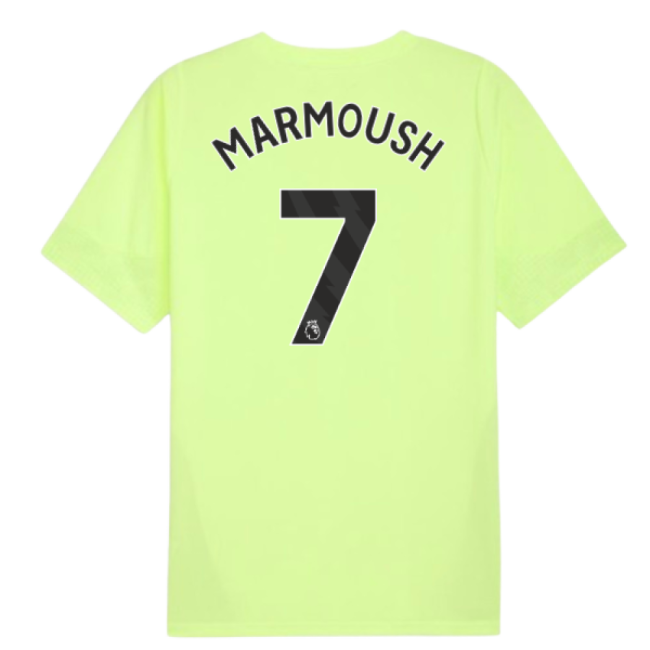2025-2026 Man City Training Jersey (Fizzy Apple) (Marmoush 7)-Vantage Point Soccer