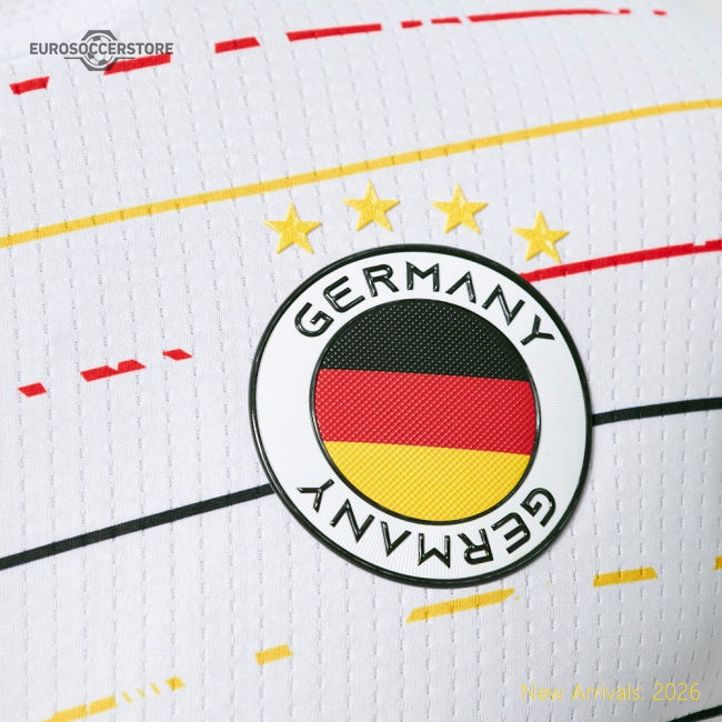 Germany Legacy Football Jersey Striped (Wolvate) Adult Short Sleeve-Vantage Point Soccer