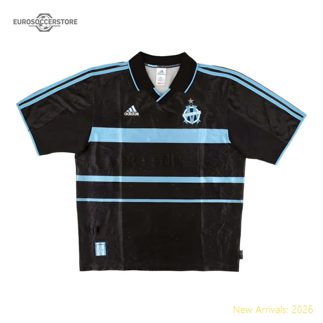 Marseille 1999-00 Third Shirt (L) (Fair)-Vantage Point Soccer