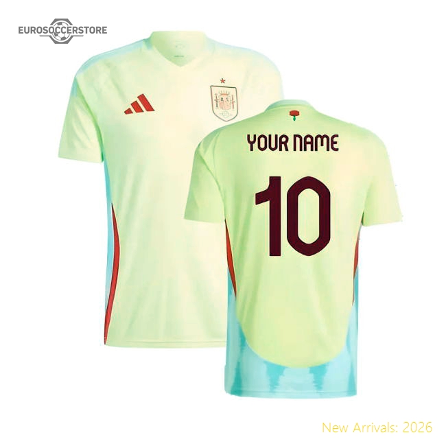 2024-2025 Spain Away Shirt (Your Name)-Vantage Point Soccer
