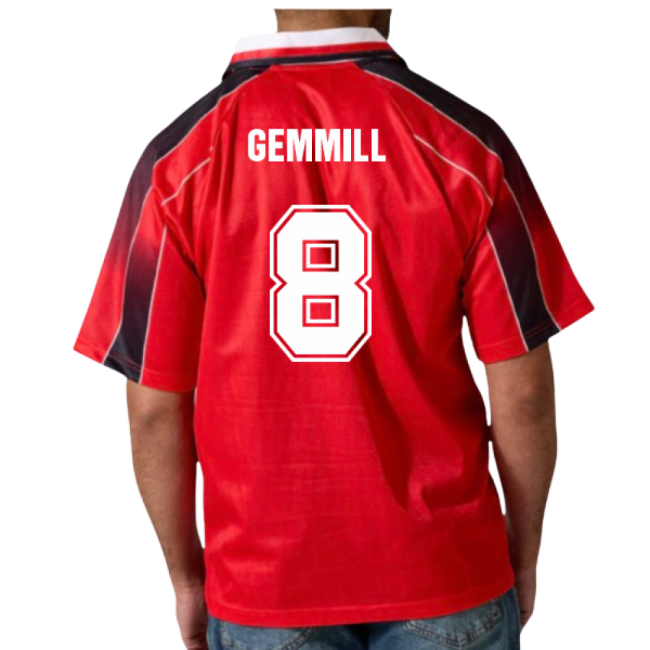 1997-1998 Nottingham Forest Home Retro Shirt (Gemmill 8)-Vantage Point Soccer