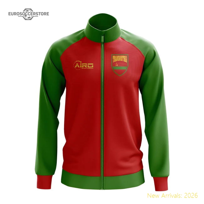 Transnistria Concept Football Track Jacket (Red)-Vantage Point Soccer