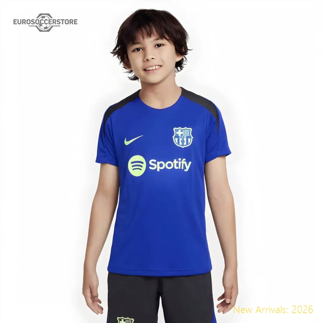 2024-2025 Barcelona Third Training Shirt (Blue) - Kids-Vantage Point Soccer