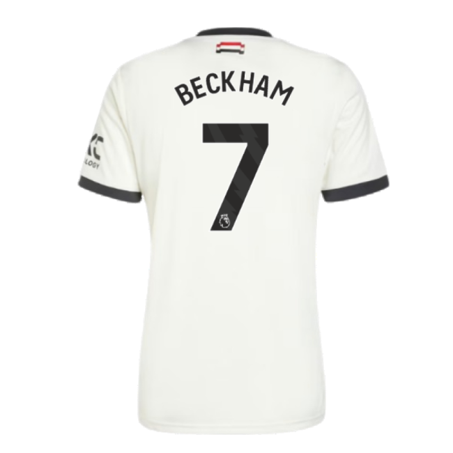 2024-2025 Man Utd Third Shirt (Beckham 7)-Vantage Point Soccer